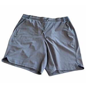 Tek Gear DryTek Men’s Athletic Shorts Size XL Gray Drawstring 9” Inseam